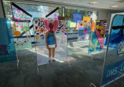 Art on display at LMU's 2026 Student Art Workshop